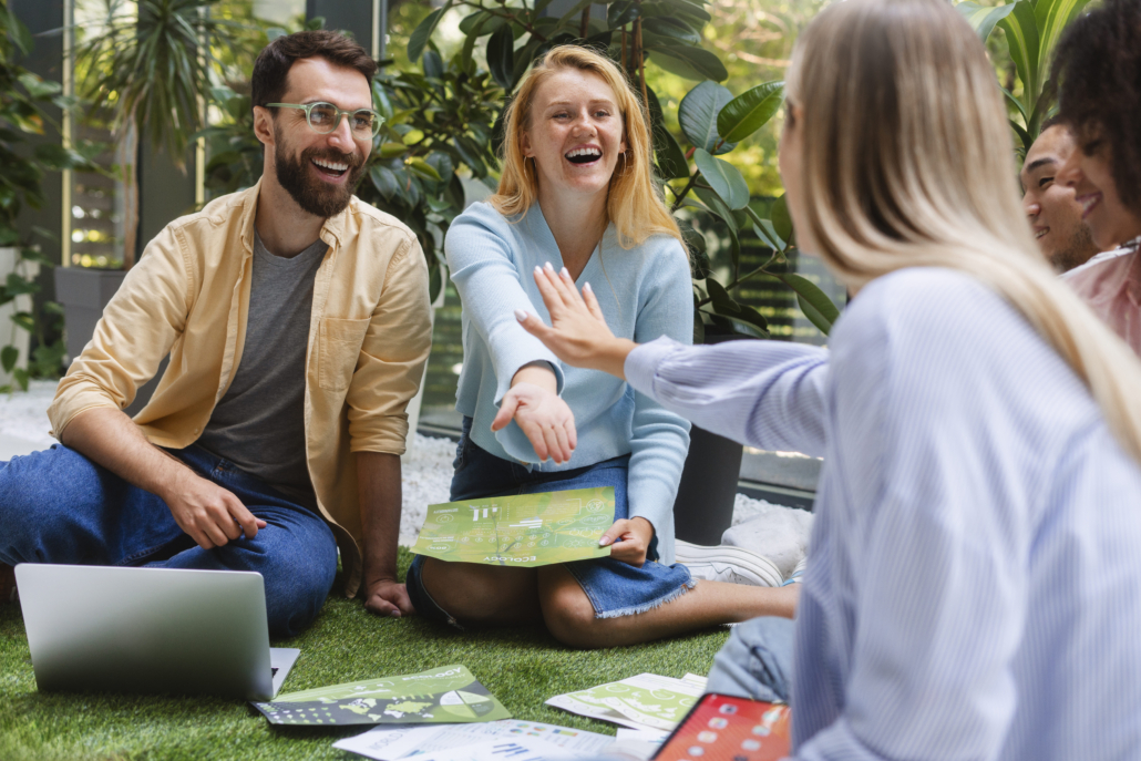 people-working-tech-brand-together